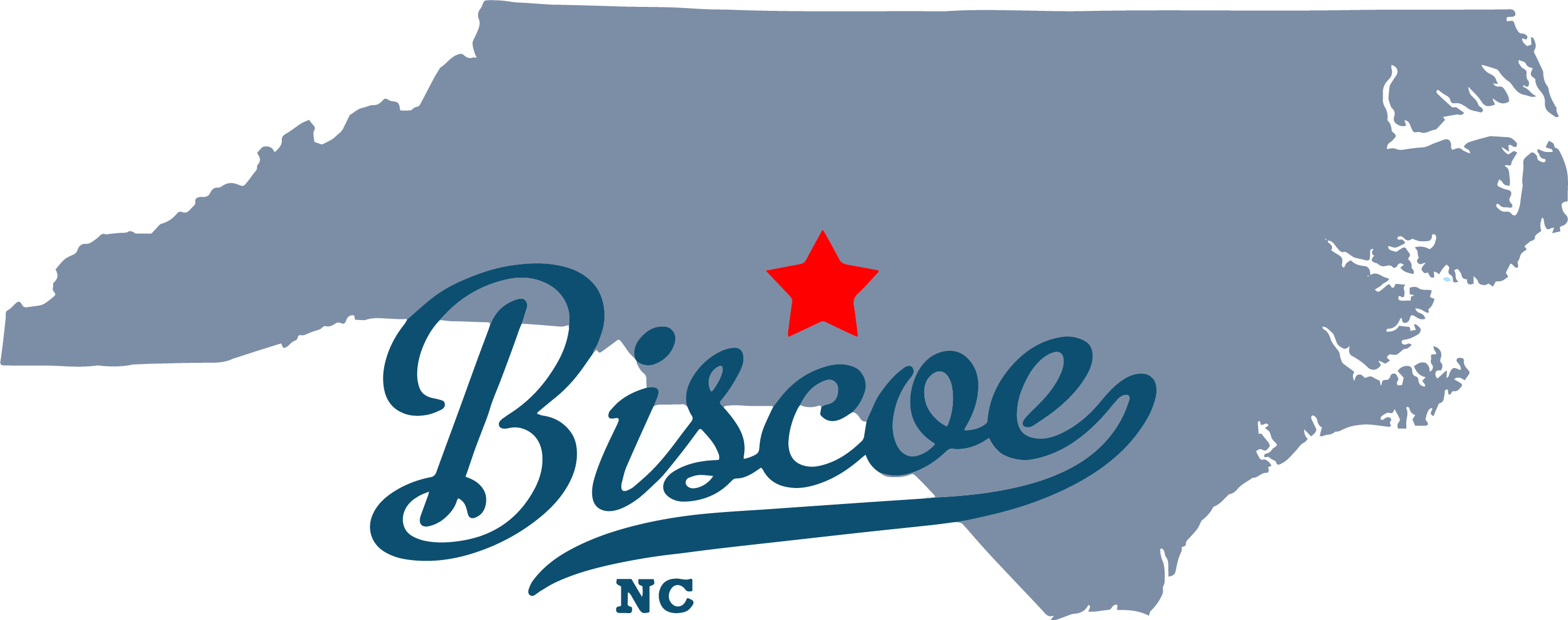 map of Biscoe NC